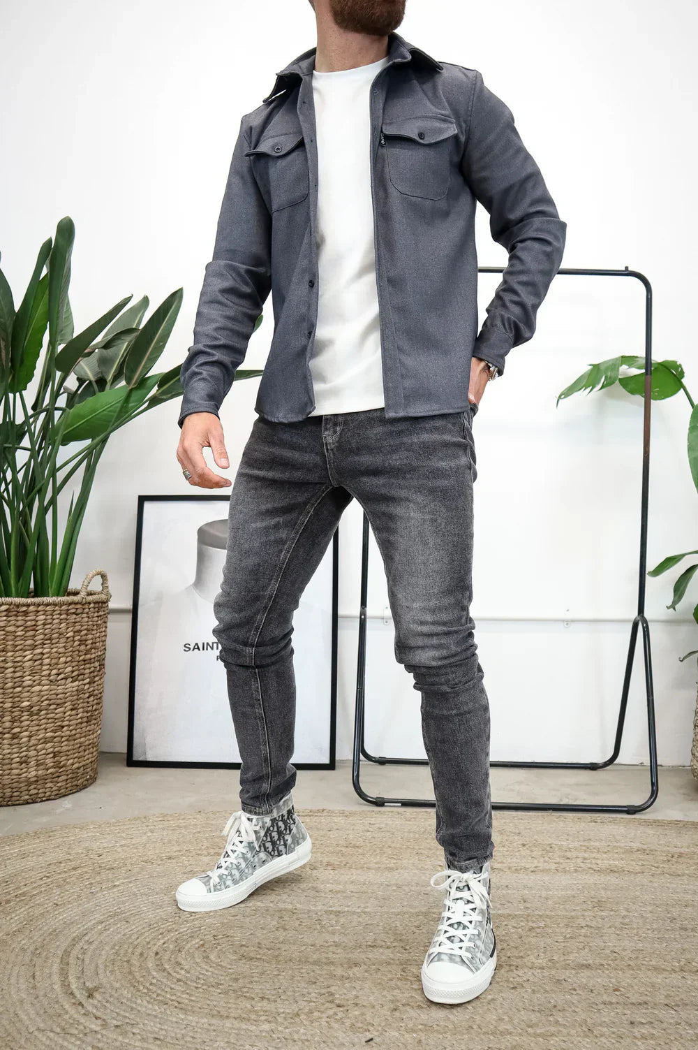 Dewid - Button Up Shirt With Front Pockets