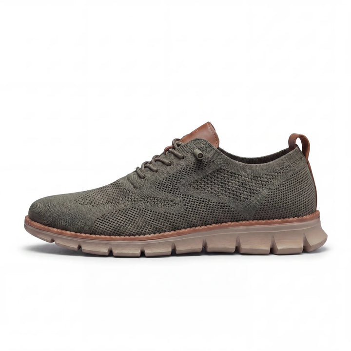 Pulsepeak - Sneakers With Knit Upper and Lace-Up Closure