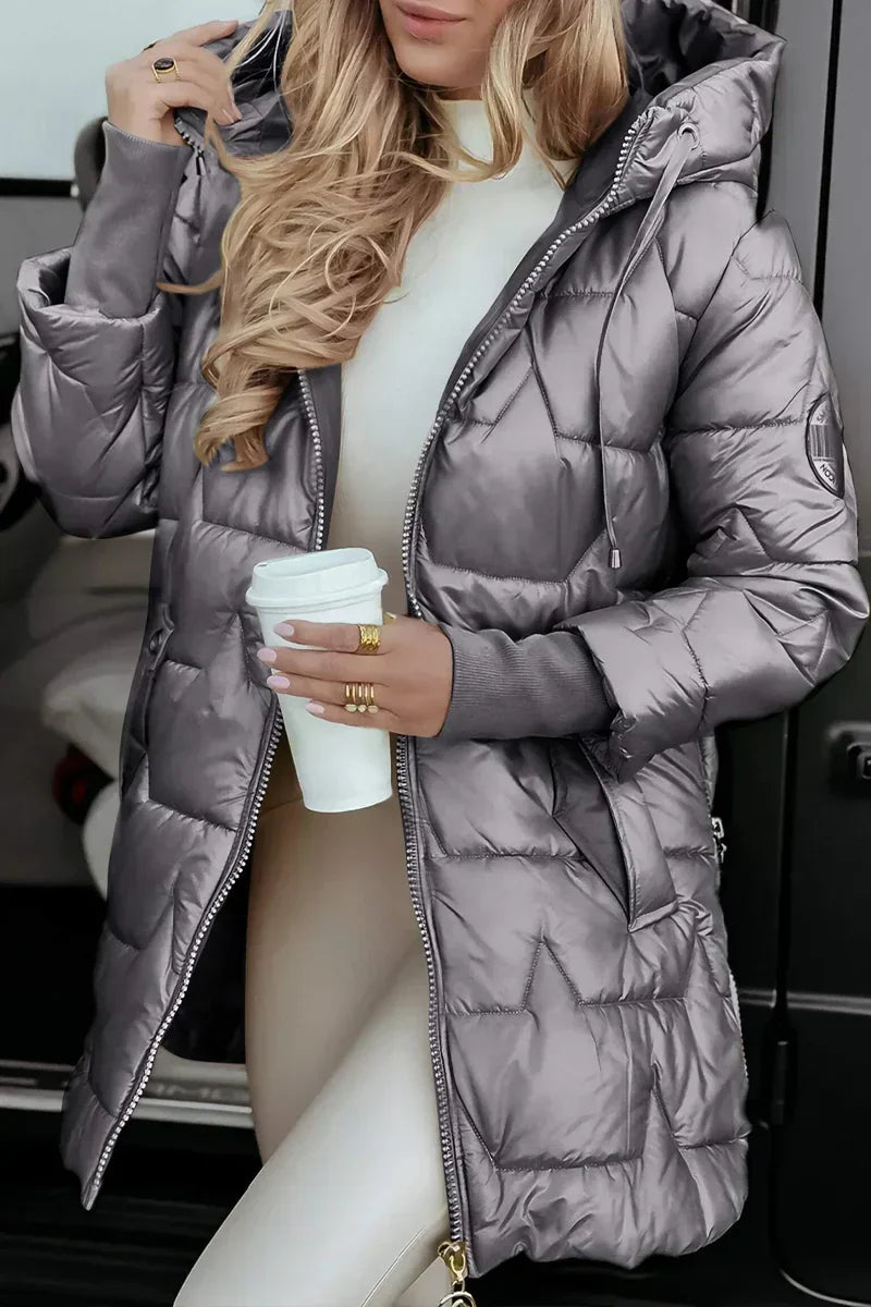 Borislava - Padded Winter Coat With Hood