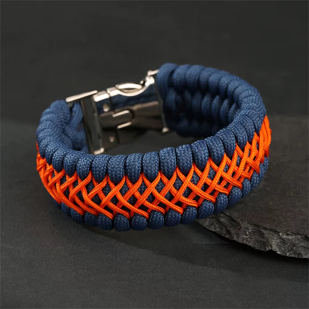 KnotVanta - Bracelet With Woven Cord and Buckle