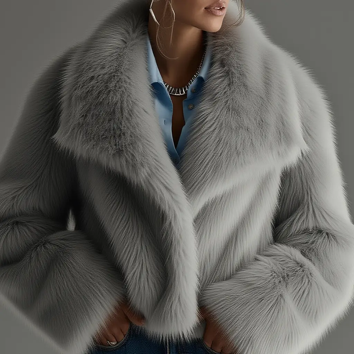 Quaithe - Soft Fur Oversized Coat