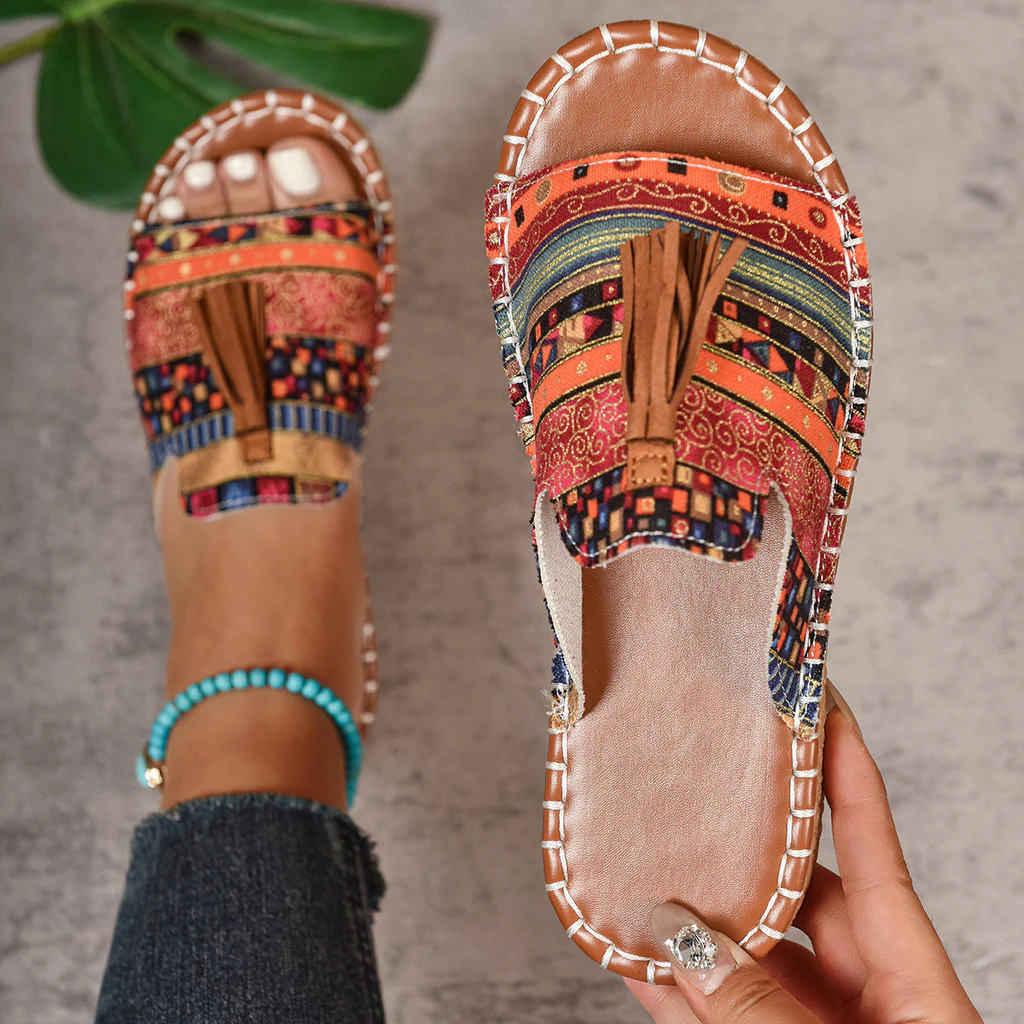 Margaret - Bohemian Tassel Sandals