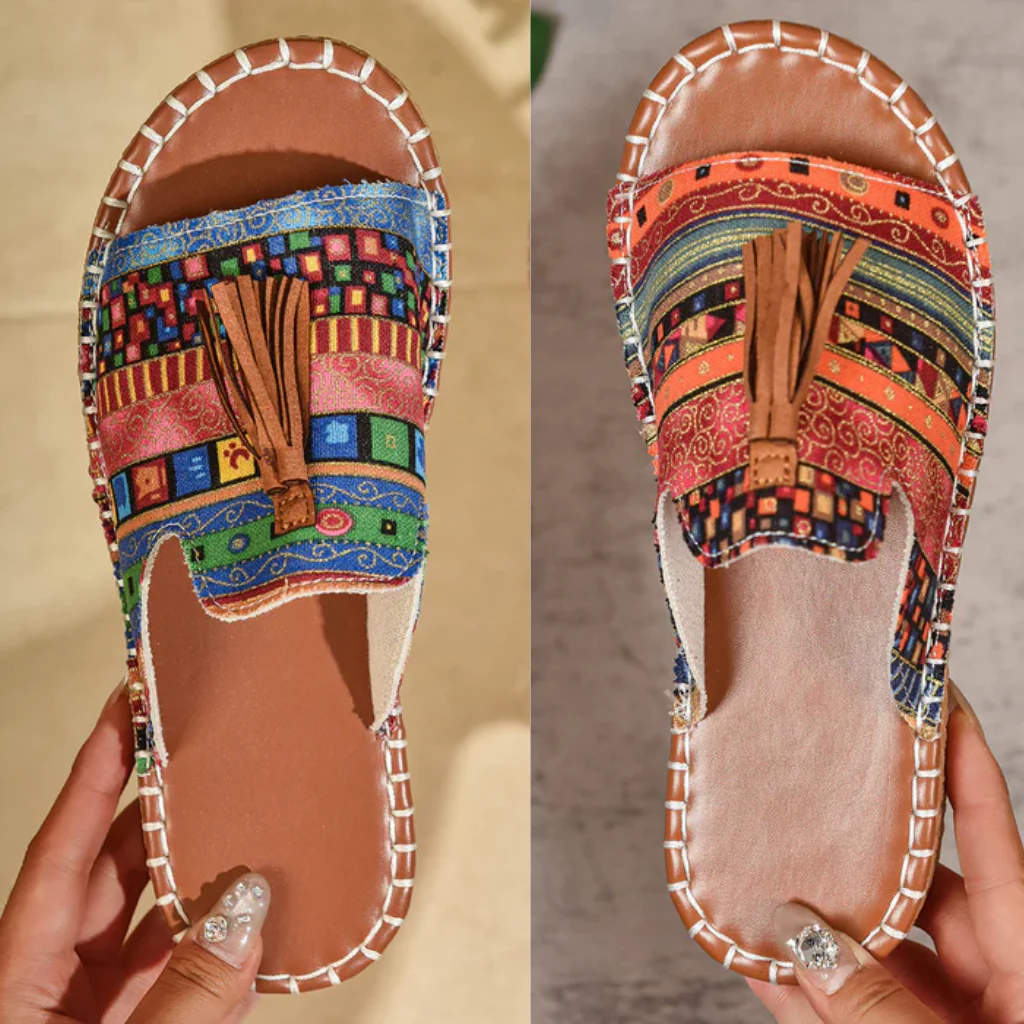 Margaret - Bohemian Tassel Sandals