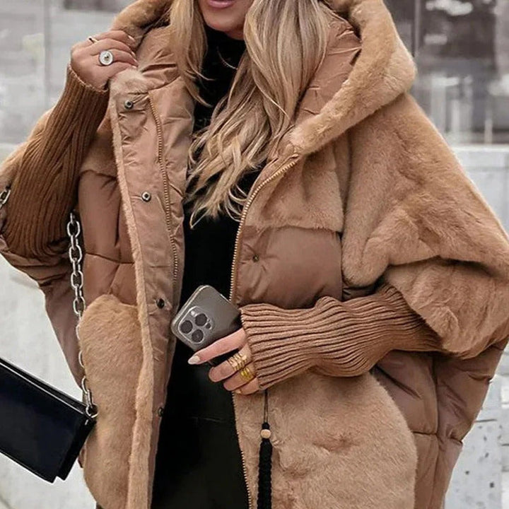 Cortnee - Oversized Hooded Quilted Puffer Coat