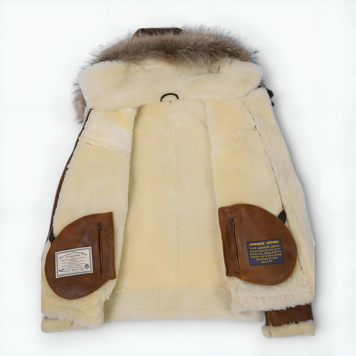 Grantham - Bomber Jacket with Fur Hood