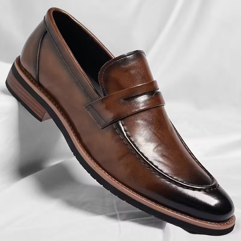 Rayan - Orthopedic Non-Slip Leather Shoes