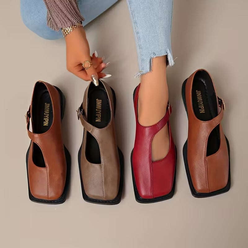 Sonya - Orthopedic Leather Shoes
