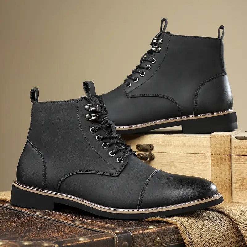 Sjaak - Leather Orthopedic Boots