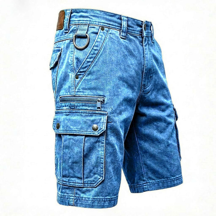 Pezeshkian - Stylish Denim Cargo Shorts