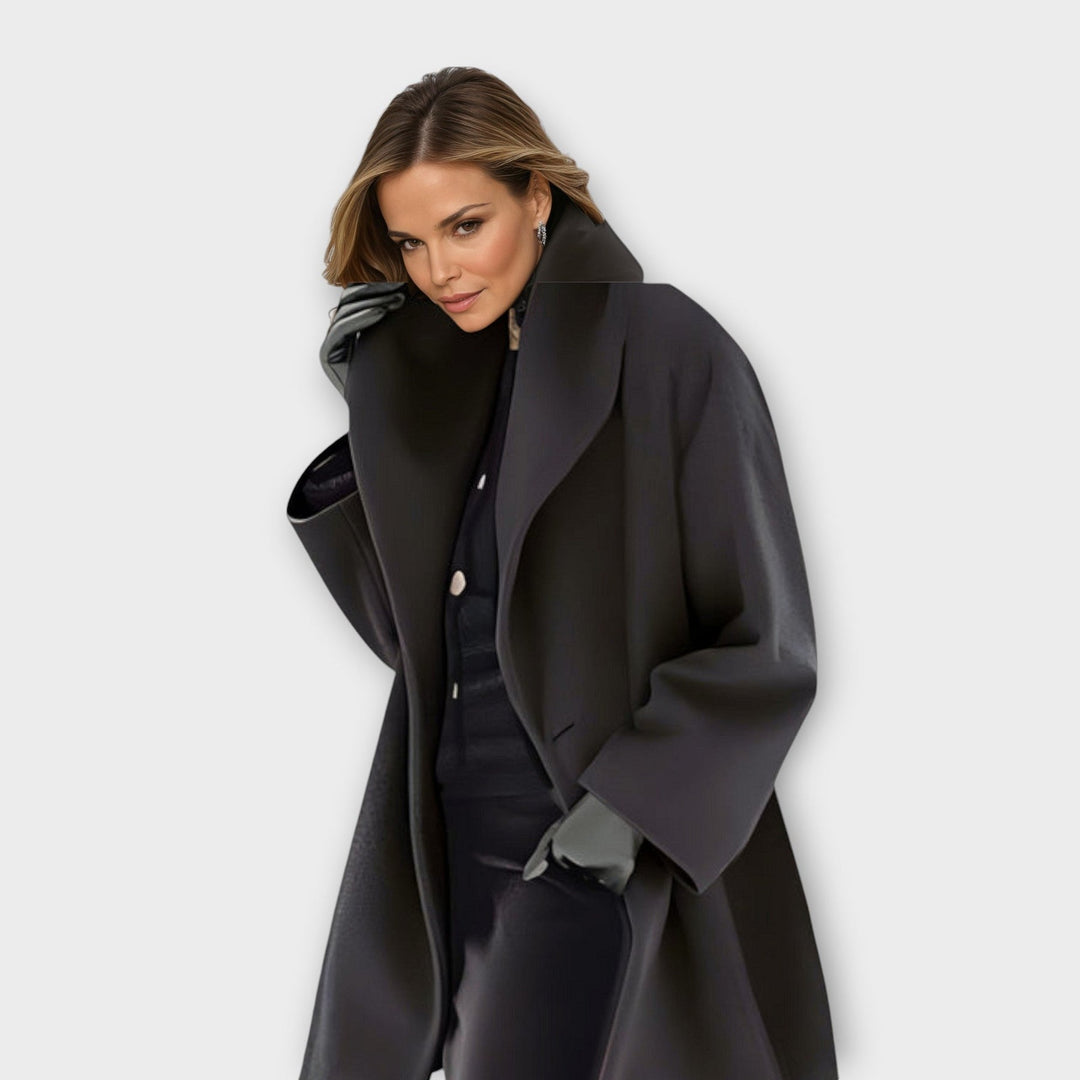 Elodie – Luxury Wool Windbreaker Coat
