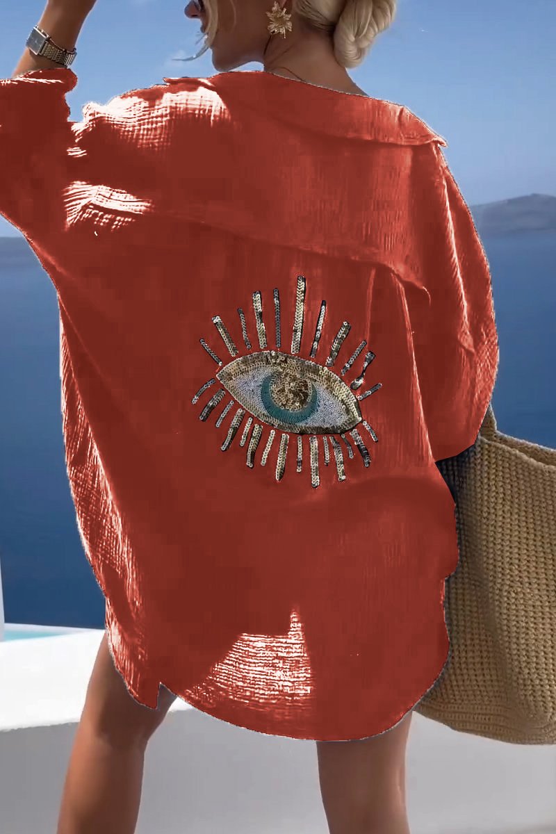 Eliza - Horus Oversized Cotton Shirt