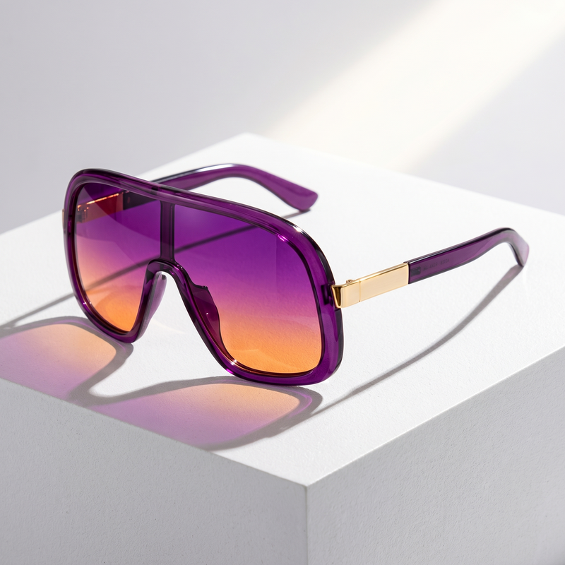 LumaVex - Shield Sunglasses With Broad Tinted Lens