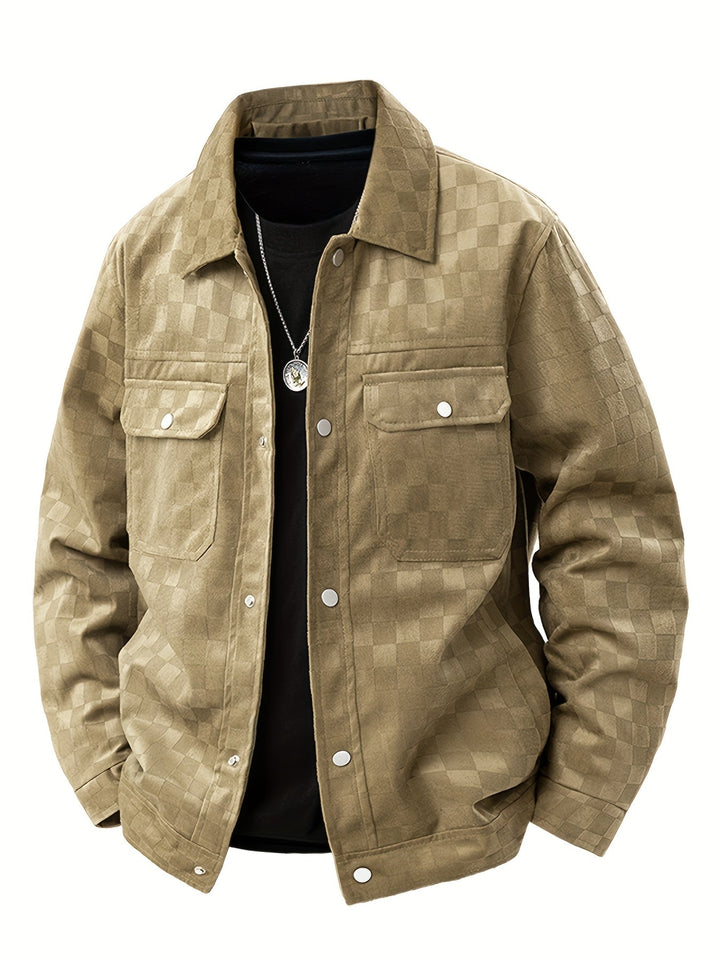 Shaviro - Checkered Suede Jacket