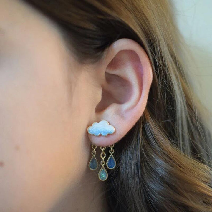 Gillie - Raindrop Pendant Earrings