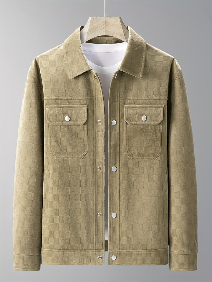 Shaviro - Checkered Suede Jacket