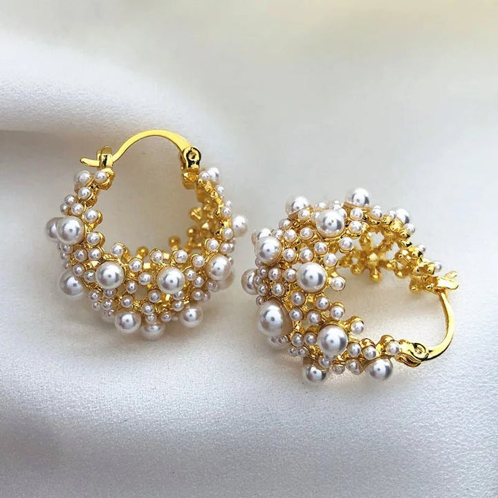 Niriah - Vintage Style Hoop Earrings