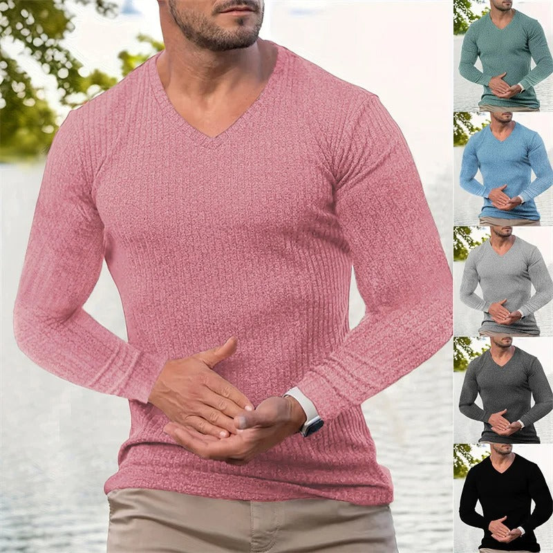 Faron - Long Sleeve Shirt With Stripes