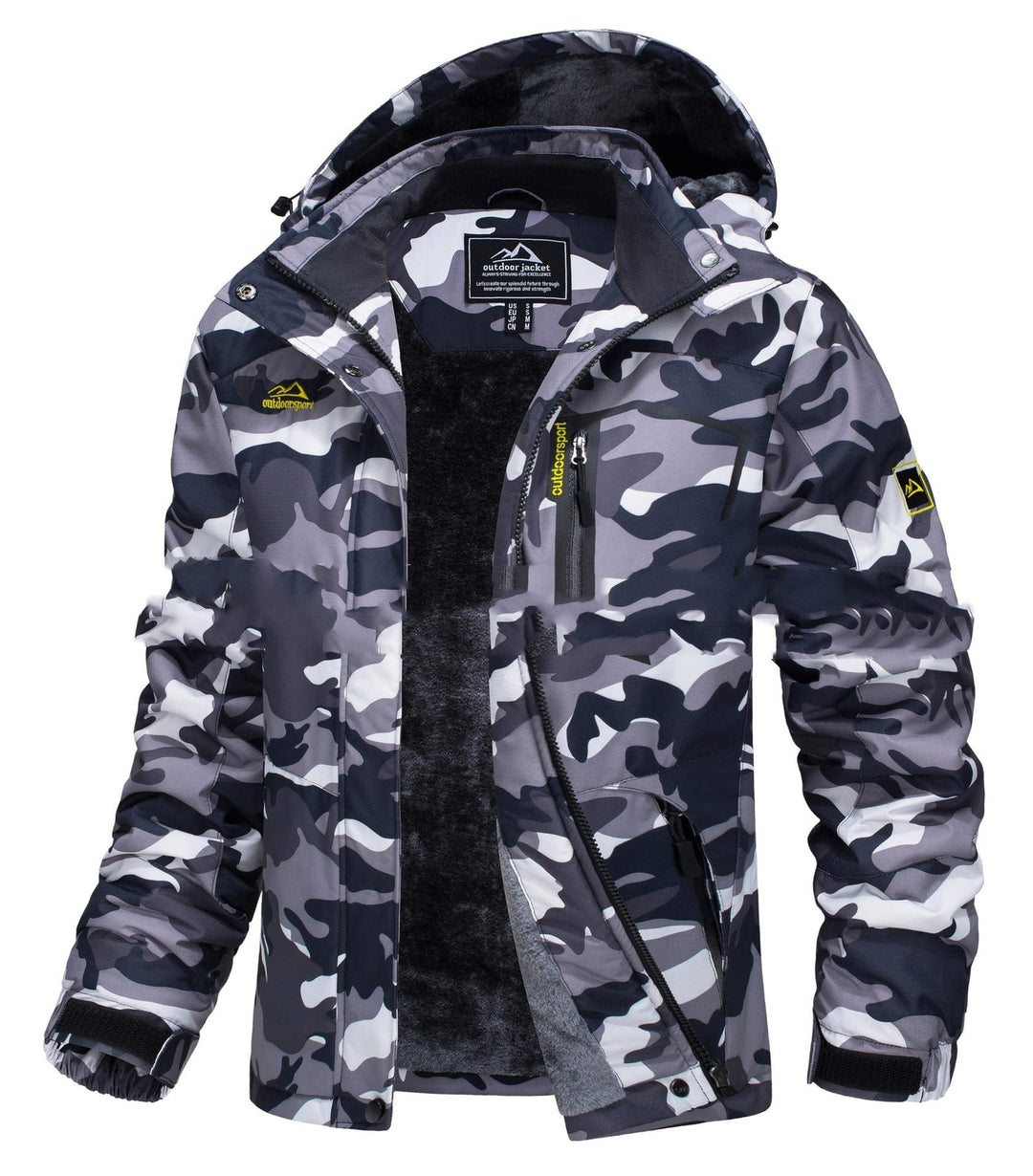 Roweiida - Fleece Lined Hooded Winter Jacket