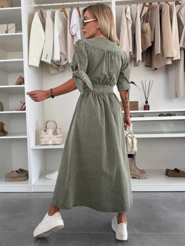 Filina - Radiant Denim Dress