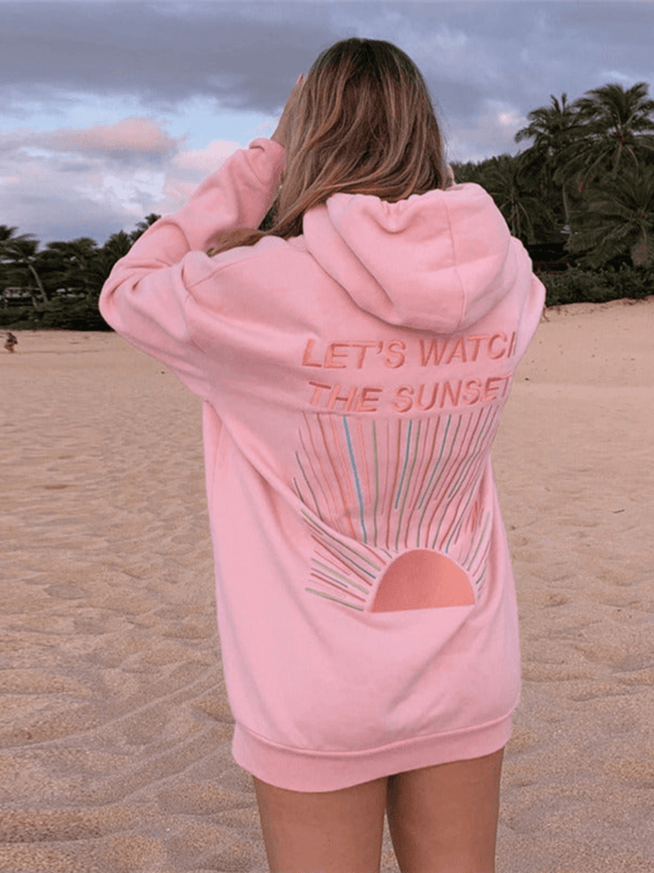 Norvile - Trendy Sunset Hoodie