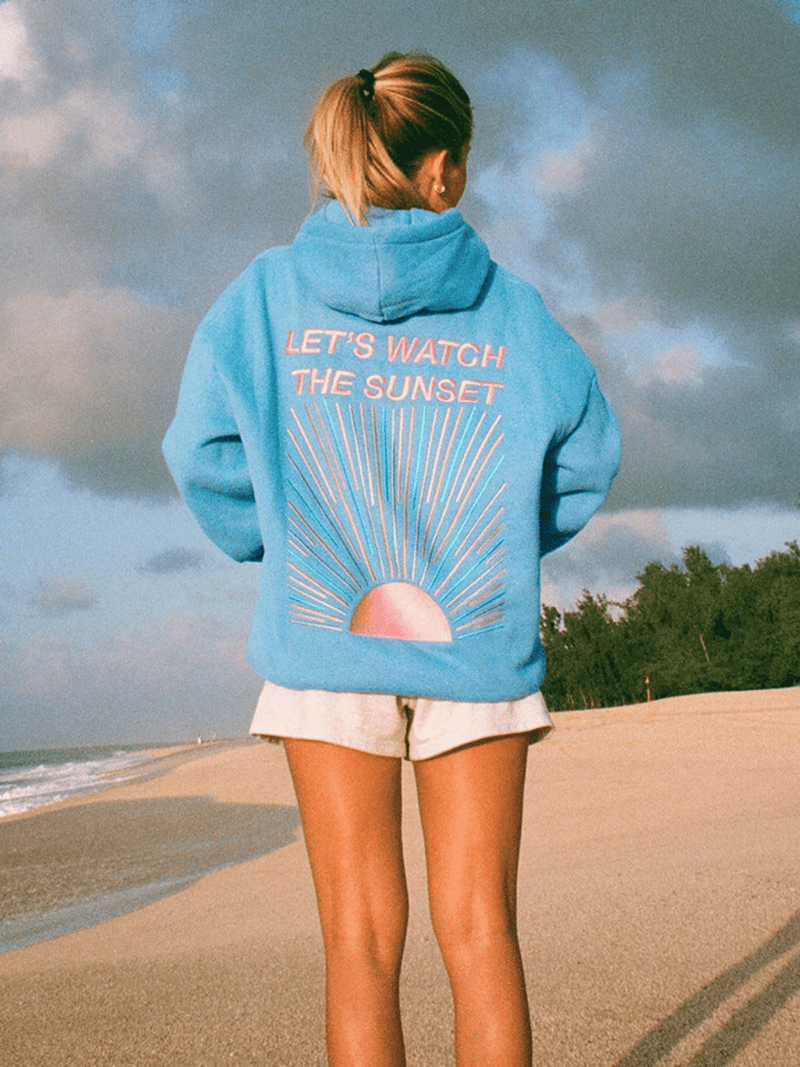 Norvile - Trendy Sunset Hoodie