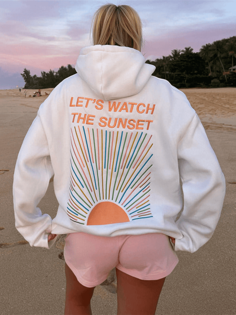 Norvile - Trendy Sunset Hoodie