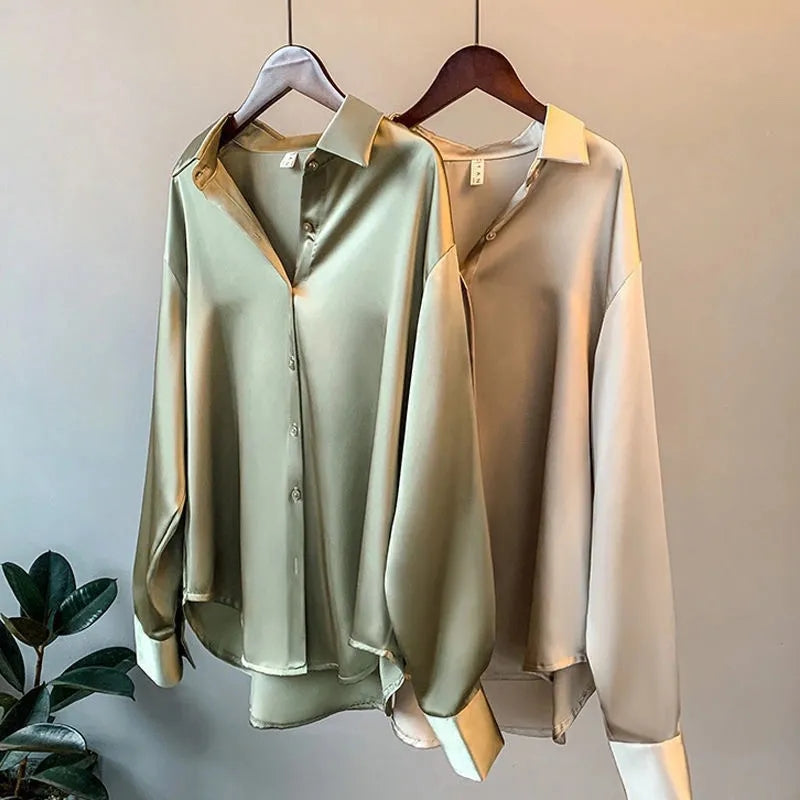 Adelinde – Satin Shirt
