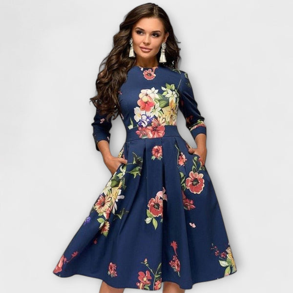 Jeri - Elegant Knee Length Dress