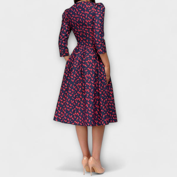 Jeri - Elegant Knee Length Dress