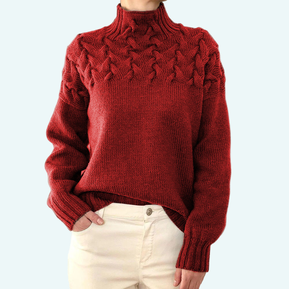 Farrah - Elegant Knitted Turtleneck Sweater