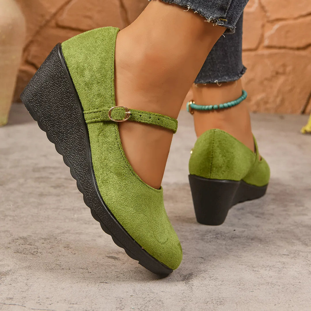 Bethy - Mary Jane Shoes With Buckle Strap