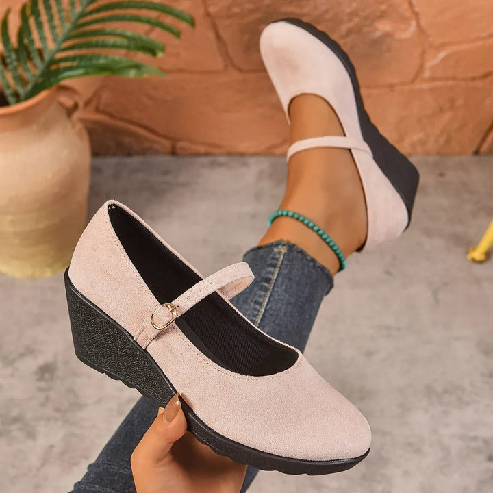 Bethy - Mary Jane Shoes With Buckle Strap