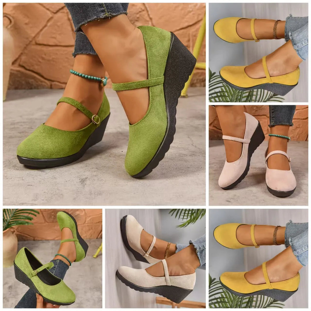 Bethy - Mary Jane Shoes With Buckle Strap