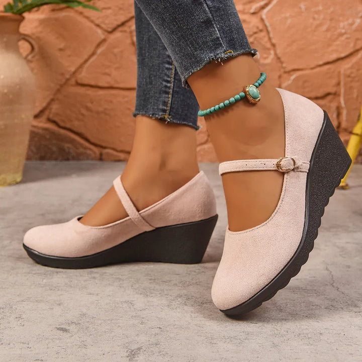 Bethy - Mary Jane Shoes With Buckle Strap