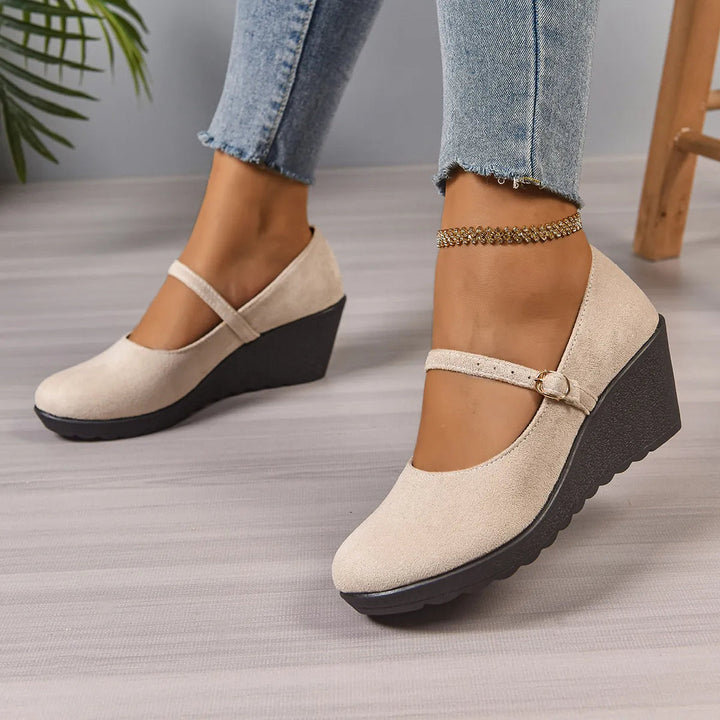 Bethy - Mary Jane Shoes With Buckle Strap