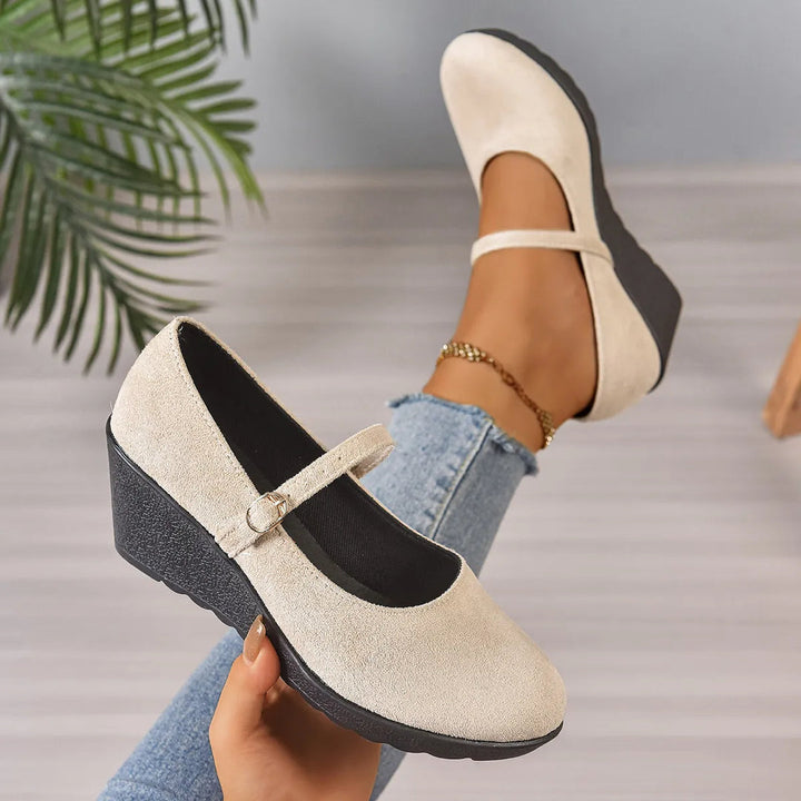 Bethy - Mary Jane Shoes With Buckle Strap