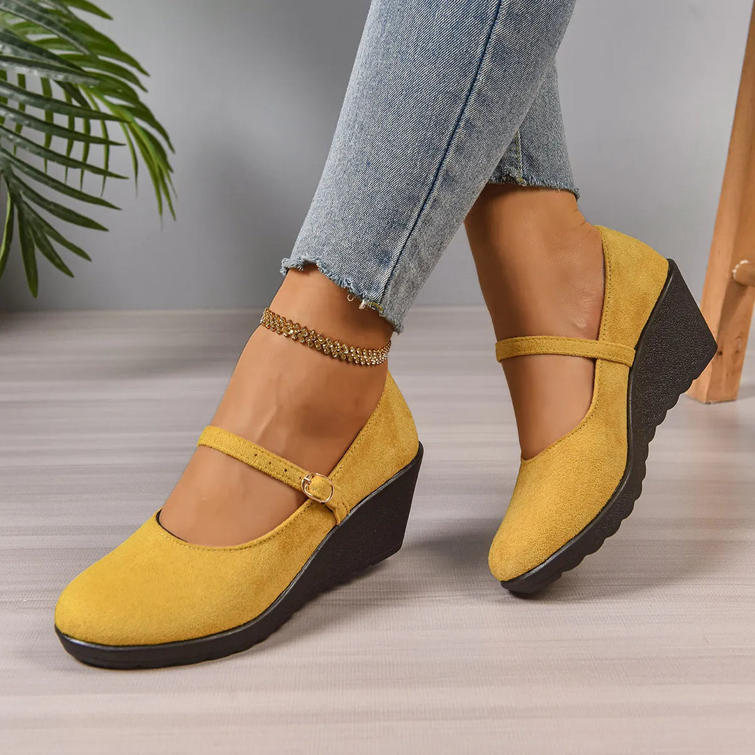 Bethy - Mary Jane Shoes With Buckle Strap