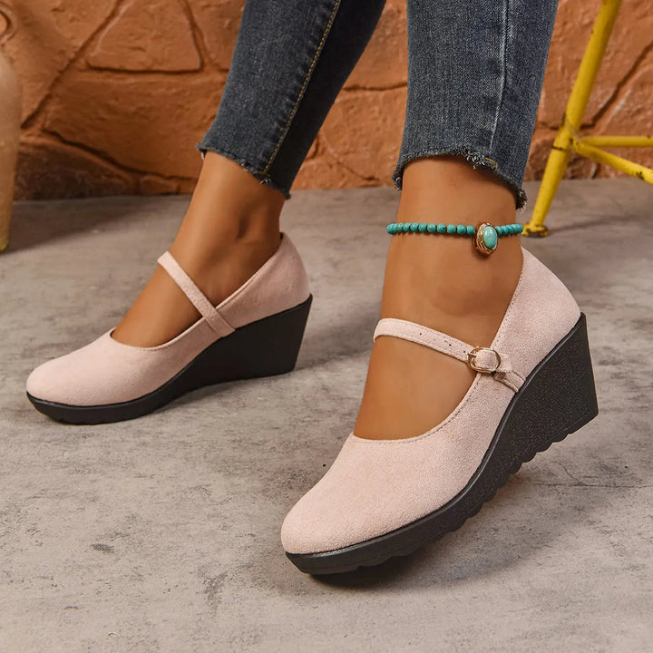 Bethy - Mary Jane Shoes With Buckle Strap