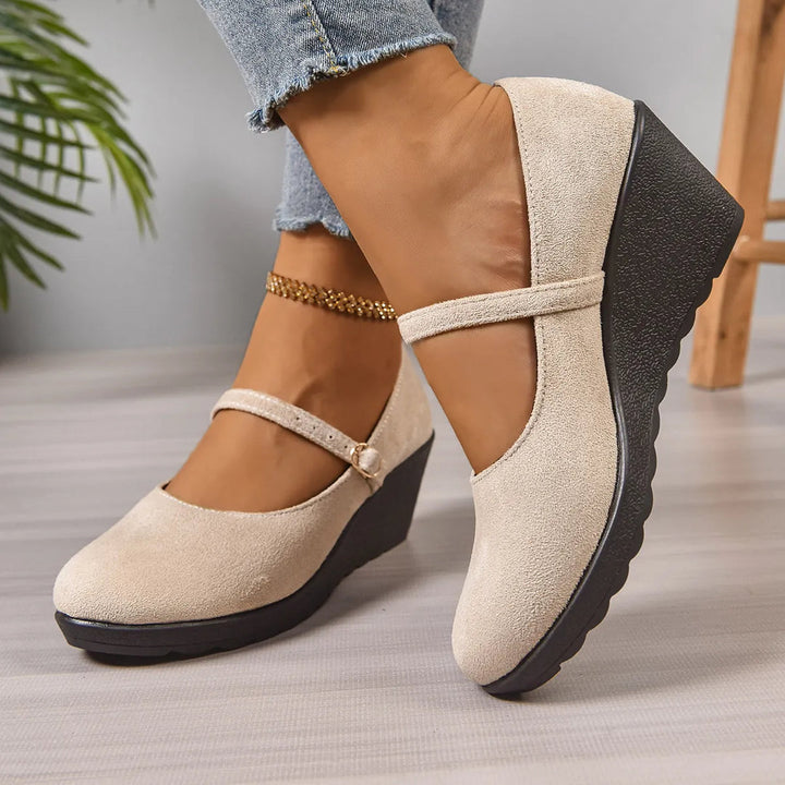 Bethy - Mary Jane Shoes With Buckle Strap