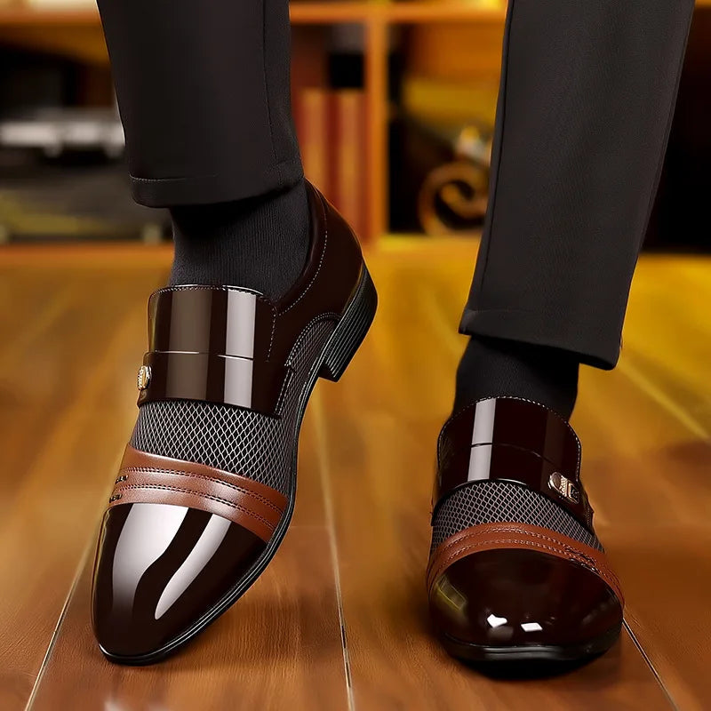 Vicente - Premium Glossy Formal Shoes