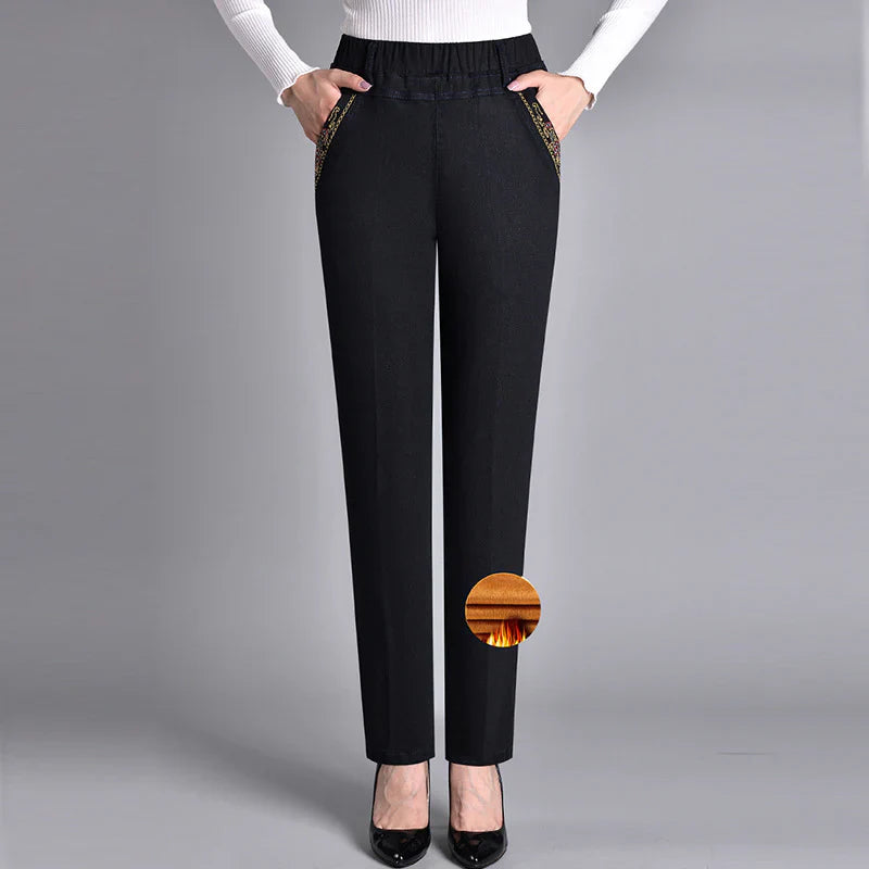 Sofiya - Casual Slim Fit Jeans With Side Pocket