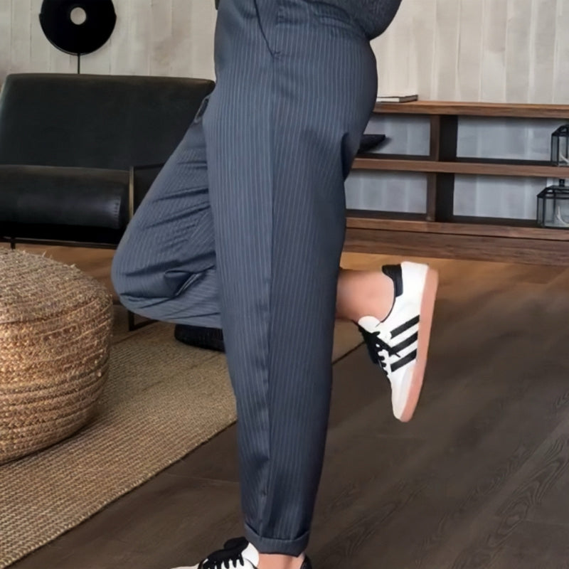 Asuman - Casual Straight Pant With High Waist