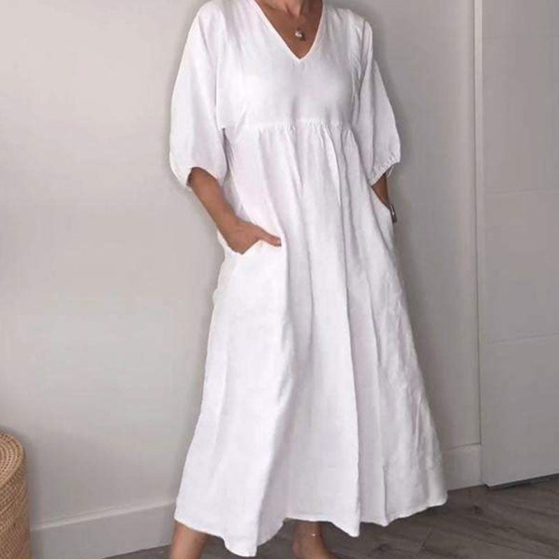 Shantel - Casual V-neck Dress
