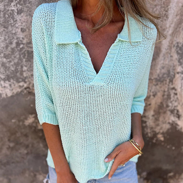 Fioara - Bohemian Knit Top