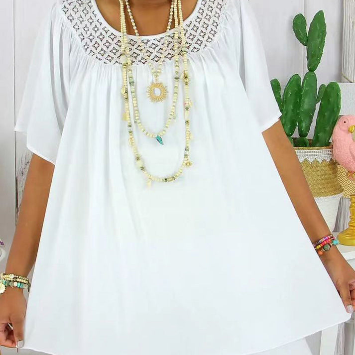 Naoriyah - Casual Short Sleeve Top