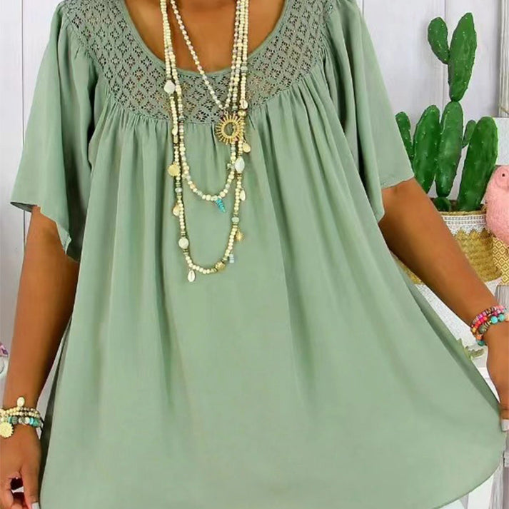 Naoriyah - Casual Short Sleeve Top