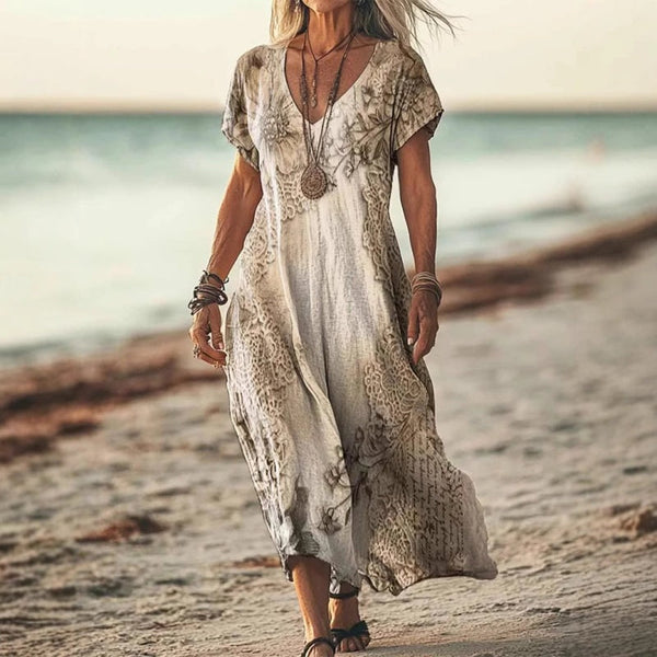 Lovisa - Short Sleeves Dress With Print