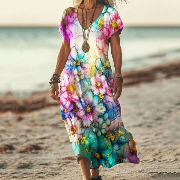 Lovisa - Short Sleeves Dress With Print