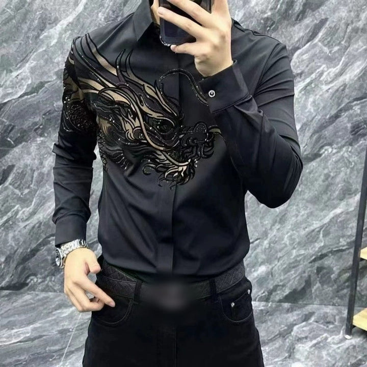 Zeljko - Stylish Slim Fit Printed Shirt