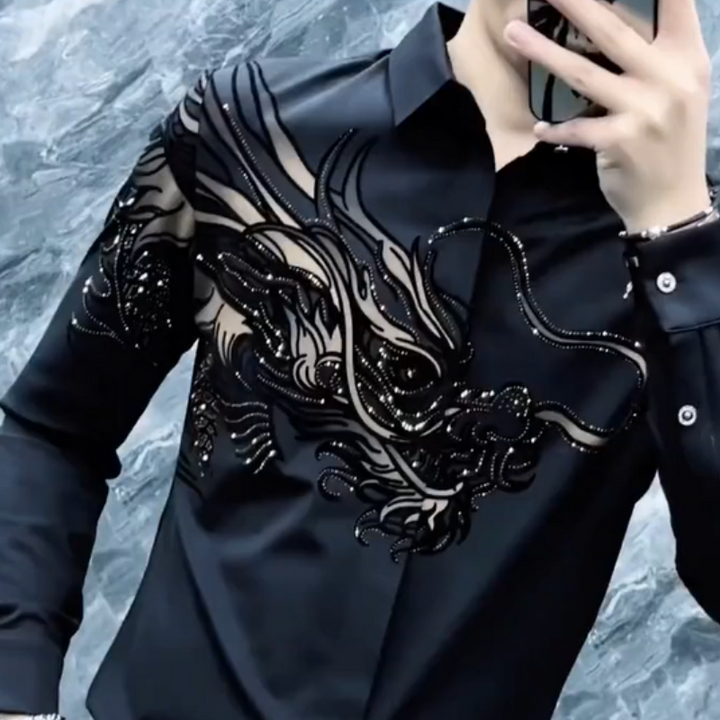 Zeljko - Stylish Slim Fit Printed Shirt